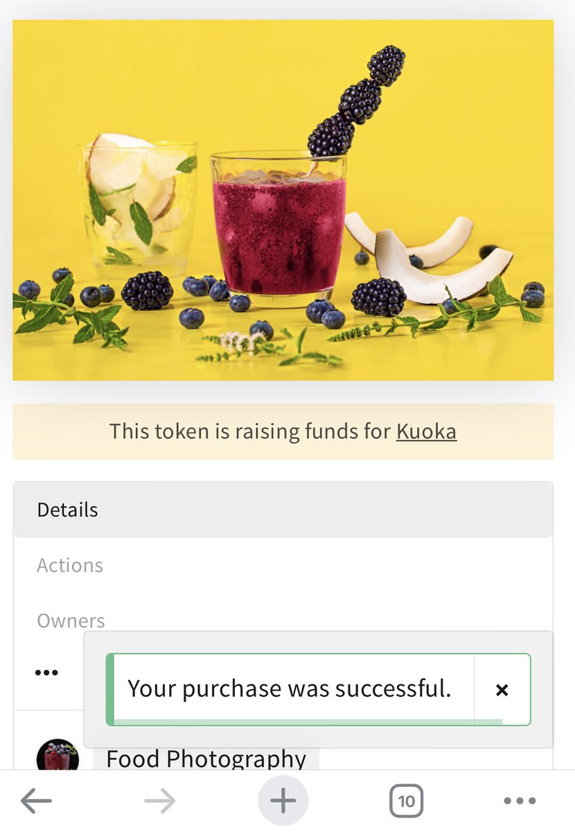 We’ve collected this amazing artwork from dear 
<a href="/CorinaObertas/">THEFOODMASTER.ETH</a> 
Congratulations 🎉