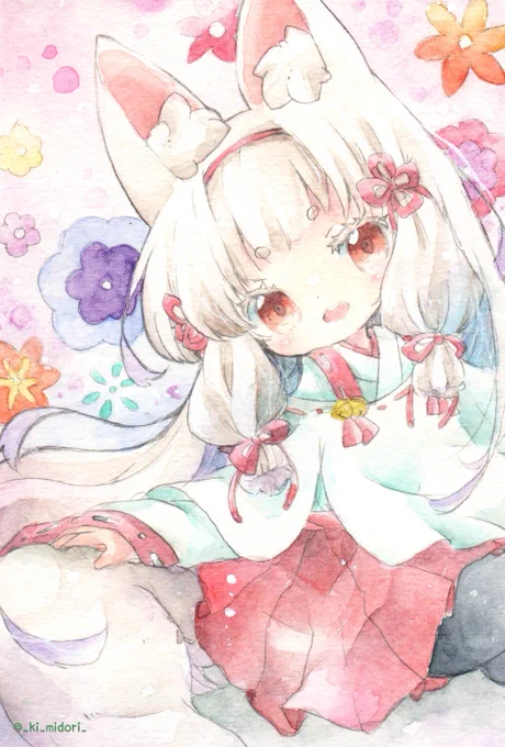 アルビノっ狐 
