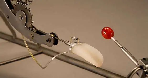A group of engineering students developed a robot to mimic a human tongue and found on average it takes 364 licks to get to the center of a tootsie pop.