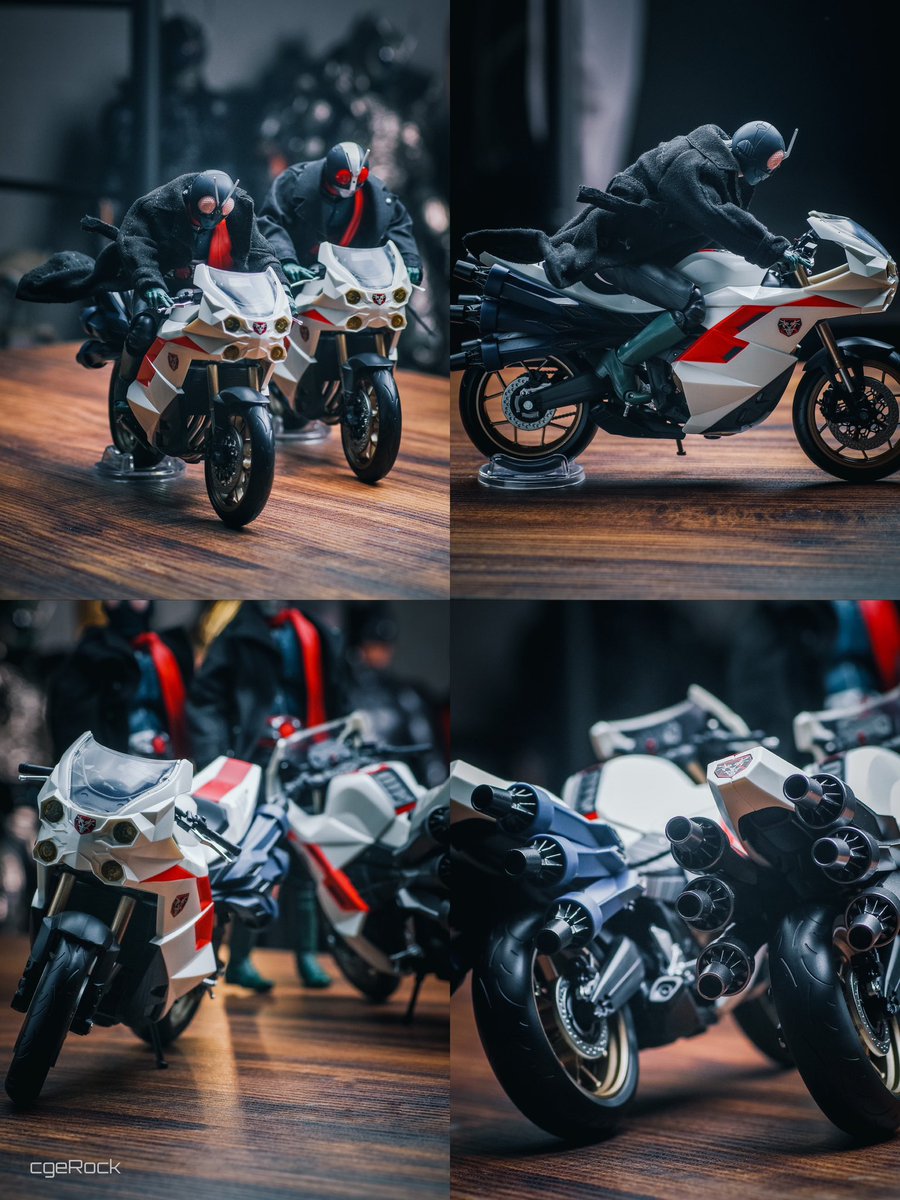 SHIGETOYSTUDIO's tweet photo. サイクロン
やはりライダーにはバイク。
最高にカッコいいです。
バンダイはガンプラやバイクなどエッジの効いたプロダクトは流石の仕上がり。
#仮面ライダー #SHFiguarts https://t.co/eU8vbO81Vc
