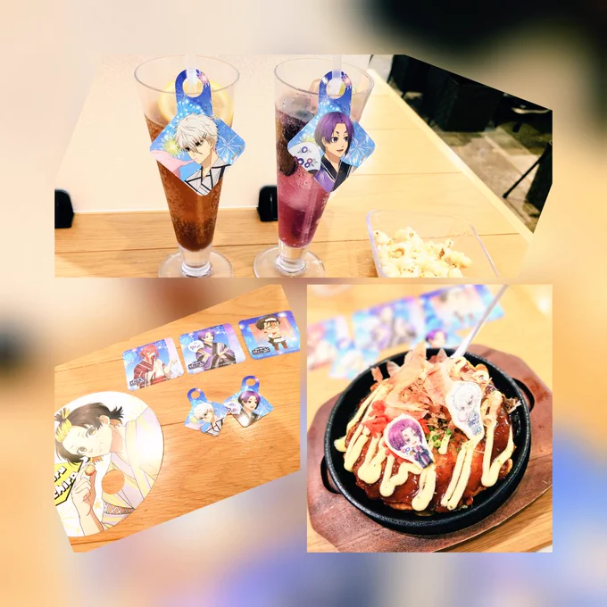 スイパラカフェいってきた!店外のパネルも店内のミニパネルも四人から離されててナレが二人の世界になってたの草だったよなんなの配慮なの ランダム系は美女(概念)ばっかり引いたのでngが美女に囲まれる図になりました お好み焼き美味しかった〜 