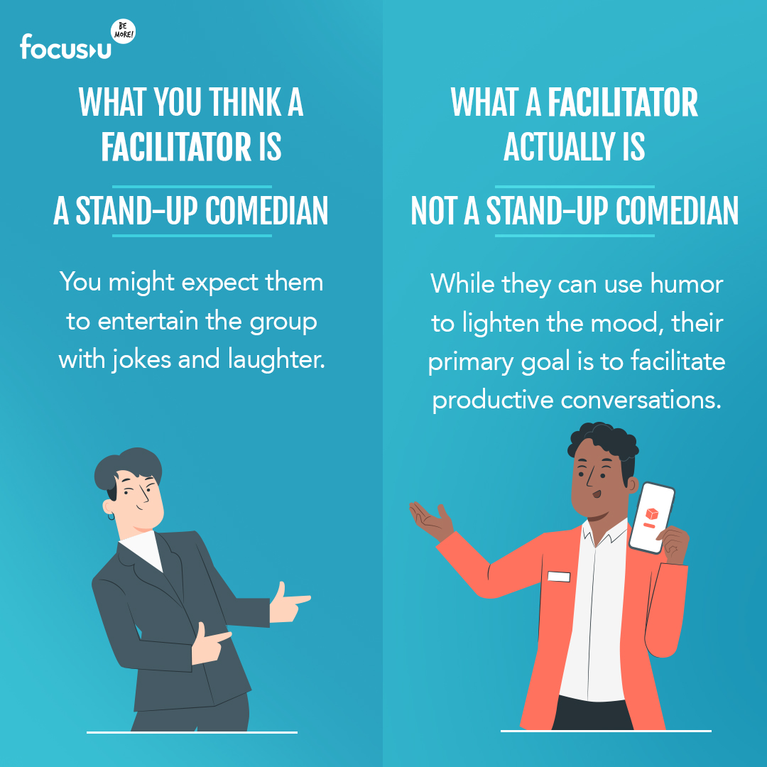 Facilitators might not wear capes, but they sure work their magic in the corporate world. Share your hilarious 'facilitator reality checks' in the comments! #facilitationweek #facilitators #workshop #workshops #employeeengagement #teambuilding #corporateworkshop #learningisfun