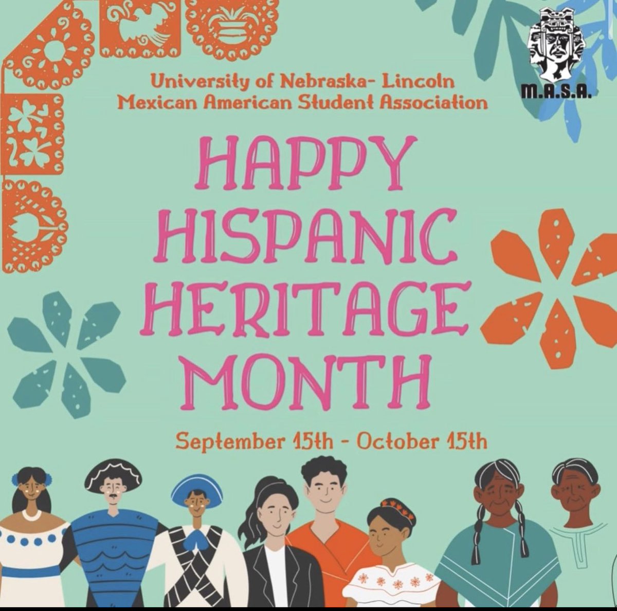 Happy Hispanic Heritage Month!

We wish you all a happy Hispanic Heritage Month! This is a time to celebrate our roots and be proud of where we come from. Starting September 15 until October 15, we celebrate our amazing cultures and are able to recognize the great achievements.