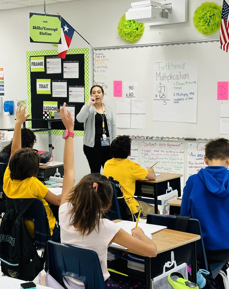YSwitzer_LCES's tweet photo. Our UTEP resident rockin’ 2 by 2-digit multiplication! She is amazing! We are lucky to have her. 💗🤩⭐️ 💙 #TourOfKnowledge #Lead4ward    #TeamSISD #TurnItUp https://t.co/pWM5eoFCJR