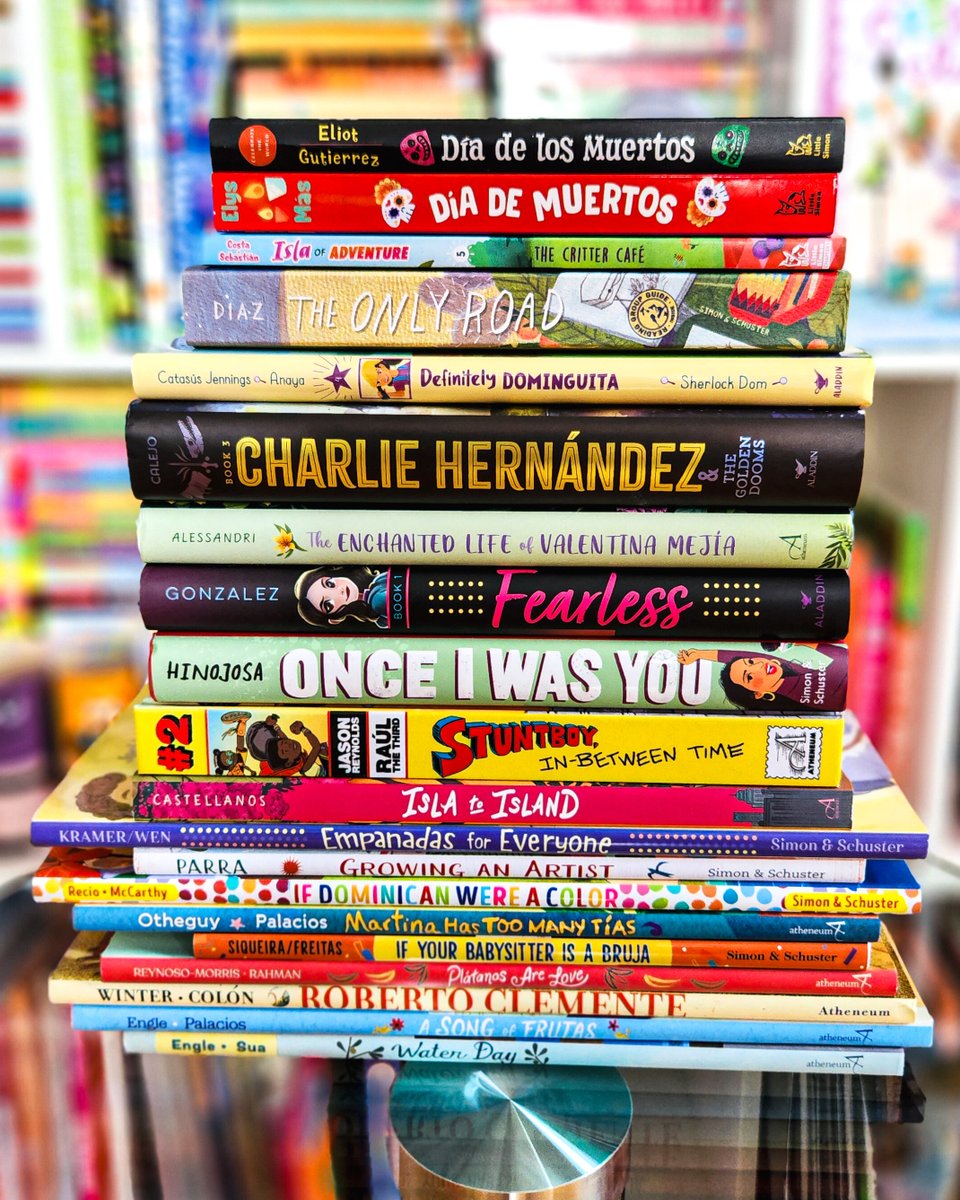 We're so excited that #HispanicHeritageMonth is officially underway! Here are some amazing books we'll be reading all month long!