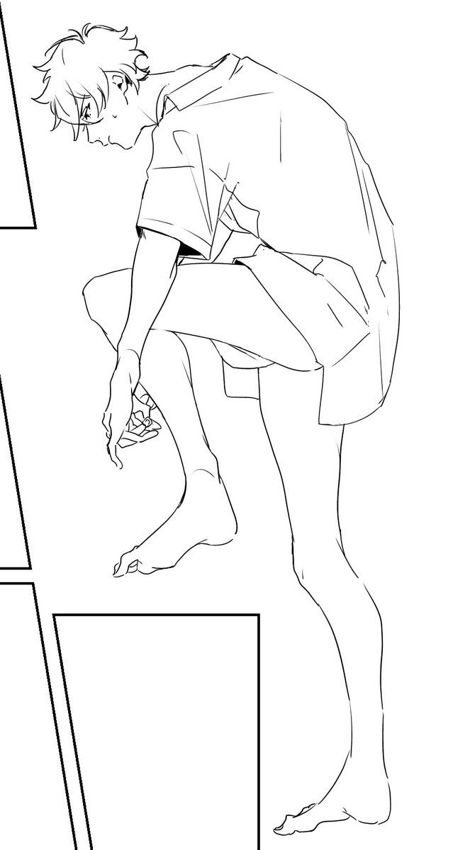 今描いてる恒 
