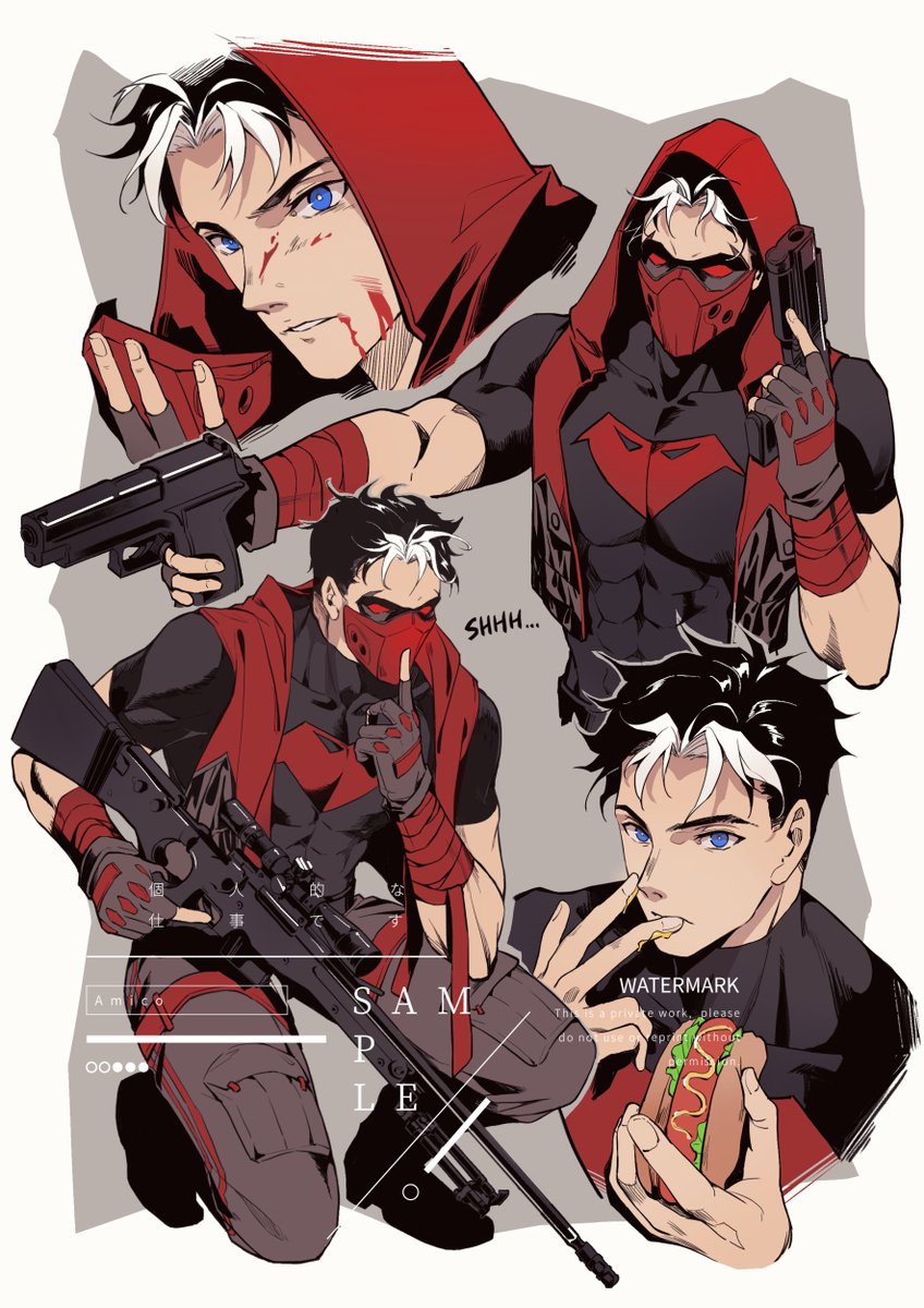 Amico_9354's tweet photo. #BatFamily  #jasontodd   #RedHood  #Nightwing  #Robin  boys🥰 https://t.co/IRG5EoIx3s