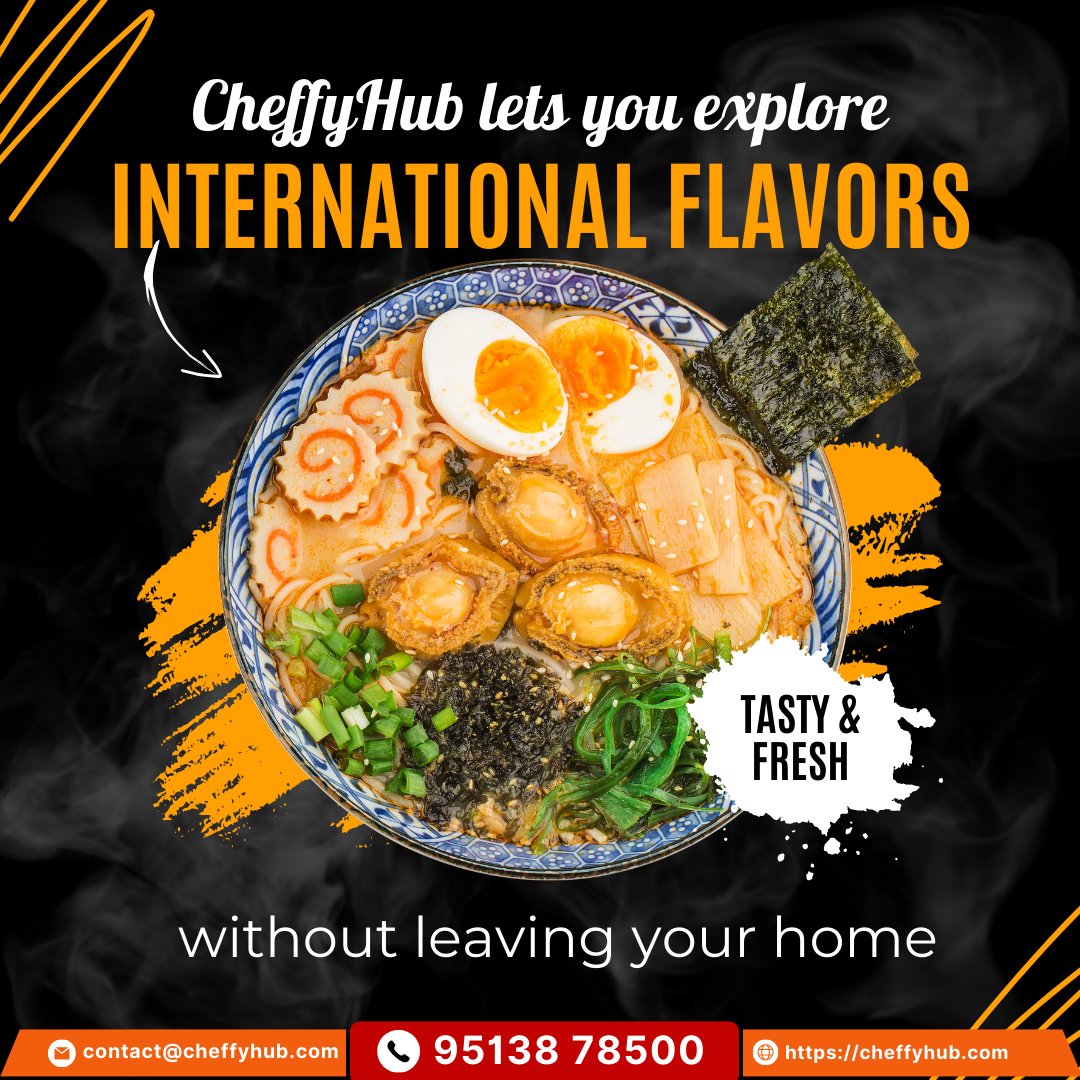CheffyHub's tweet photo. CheffyHub brings you a feast of culinary delights that cater to all your cravings! From comfort classics to international flavors, there's something for everyone on CheffyHub.

For more info Visit: https://t.co/ODNdB52HPi

#chef #culinary #restaurant #bangalore #cheffyhub https://t.co/h4tvQxsCGa