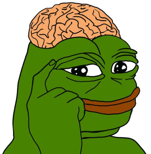 Pepe_AI_Bsc's tweet photo. Big Brain Pepe!

#PepeAI #Pepe #AI https://t.co/EU1E47f6GN