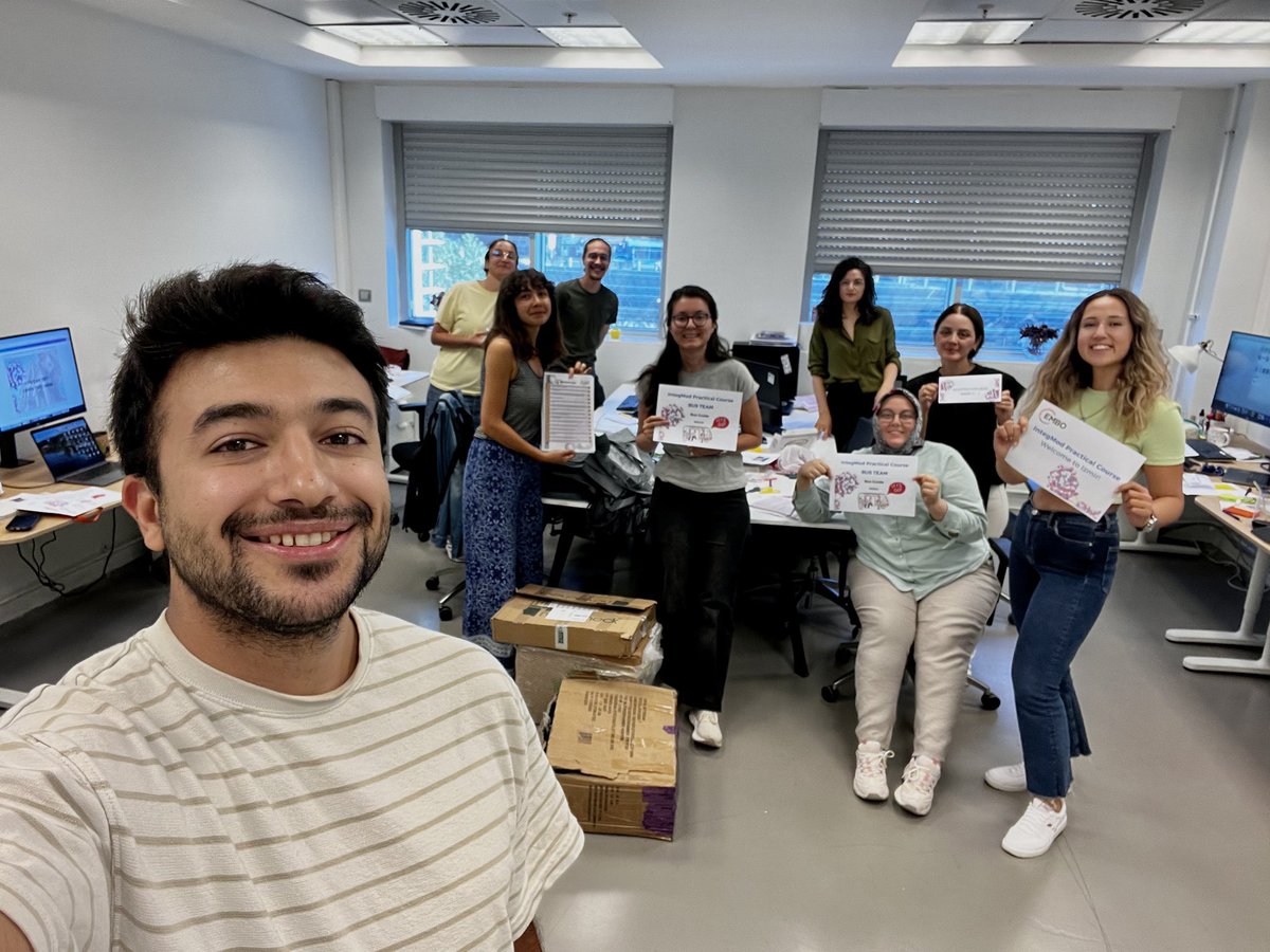 Every member of the Karaca Lab team worked like a 🐝🐝  for #EMBOIntegModelling23 and all preparations were completed!  We look forward to welcoming you! 🤩

 <a href="/EMBO/">EMBO</a> <a href="/EMBO_YIP/">EMBO YIP</a> <a href="/EMBOevents/">EMBO Events</a> <a href="/d_biyot/">D.E.Ü Biyotıp ve Genom Enstitüsü</a>