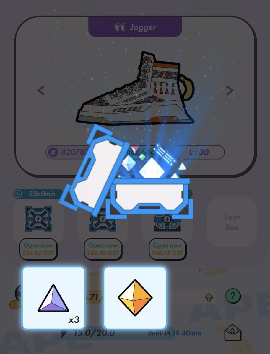 davini_fabio's tweet photo. MB5 all R 🥲🥲🥲
MB5 one E2 😍😍😍
#STEPNEMBER2 #STEPNitUP #MB5 #APERealm #ETH #eGST #STEPN https://t.co/ZdDIOTsjNQ