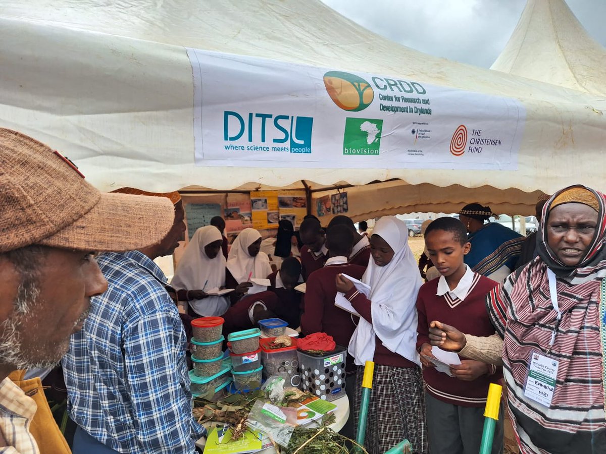<a href="/CRDD_kenya/">Center for Research and Development in Drylands</a> at the ongoing Marsabit county trade fare. Our societal groups showcased various products co-developed that included local food products as well as indigenous grass fodder and seeds! Interesting exchnage and learnings happened <a href="/DibaTari/">roba</a> @FutureForAll <a href="/GovMohamudAli/">Gov Mohamud M. Ali, EGH</a>