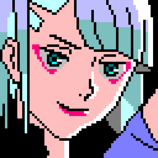 loderunner9882's tweet image. ルーシーダヨ～
#ドット絵 #pixelart #CyberpunkEdgerunners