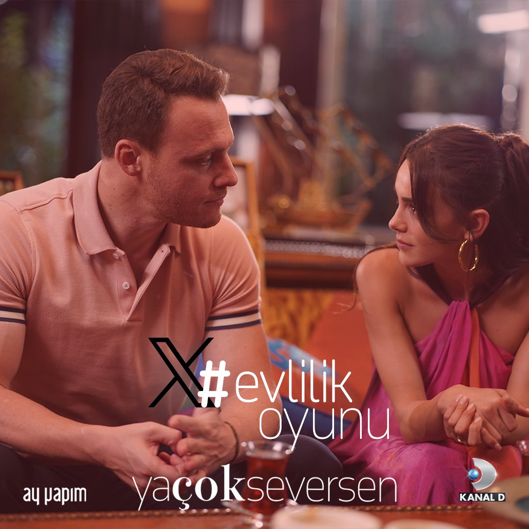 FrizbiTv's tweet photo. #YaÇokSeversen'in yeni bölümünün etiketi #EvlilikOyunu oldu. Ateş ve Leyla'nın oynamayı en sevdiği oyun bu olacak gibi. 🤭 https://t.co/xKI0LCgPg9