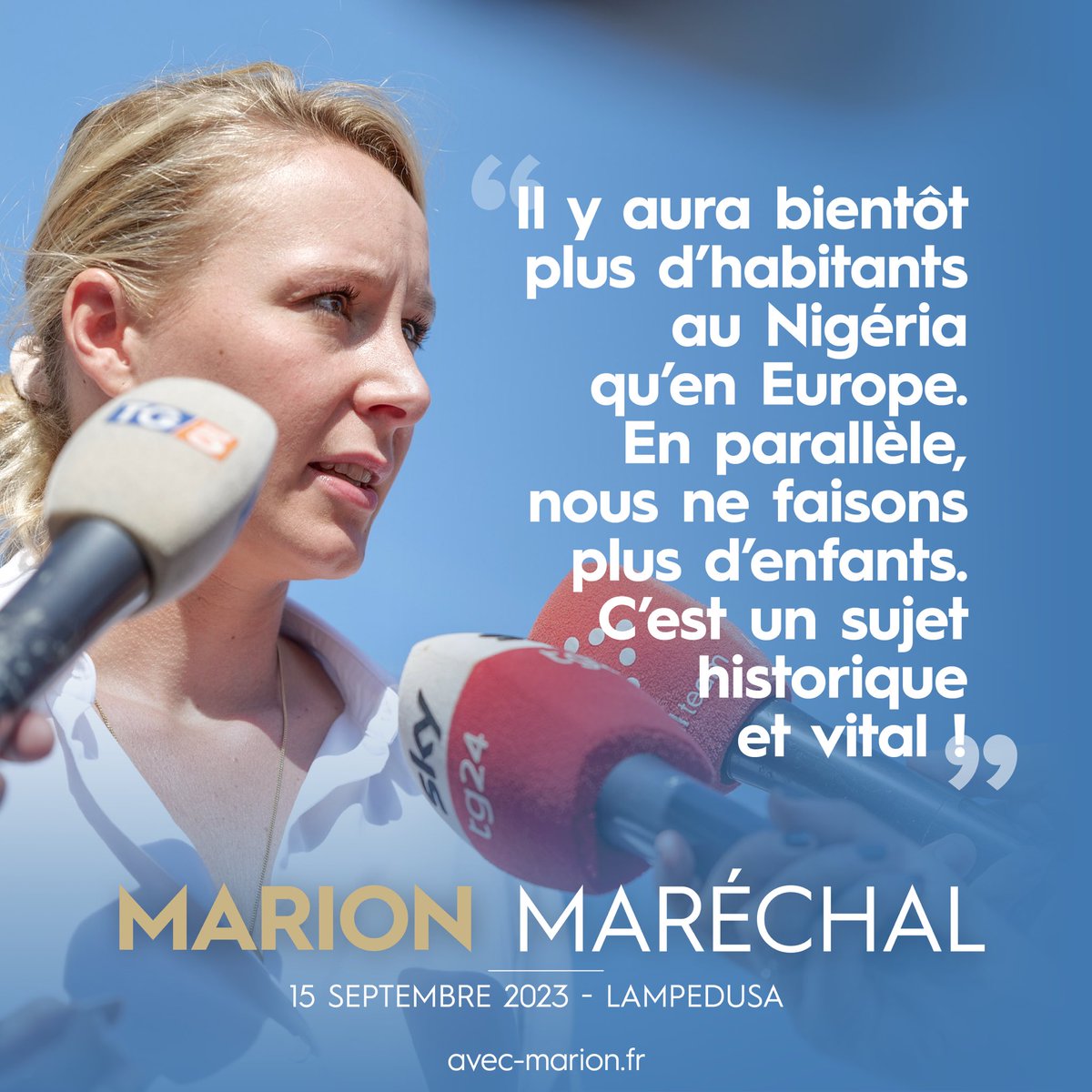 Il y aura bientôt plus d’habitants au Nigéria qu’en Europe. En parallèle, nous ne faisons plus d’enfants.
C’est un sujet historique et vital !
#Lampedusa