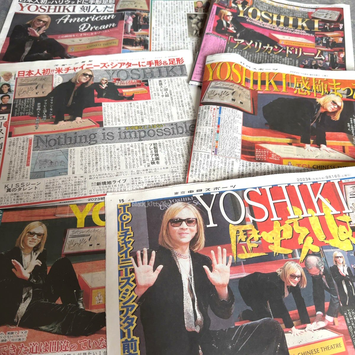 日本のみんなも、本当にありがとう。

#YOSHIKI

RT <a href="/black_kitty24xx/">༺★𝙻𝚊𝚕𝚊🐈‍⬛🐾★༻</a> <a href="/yoshiki_uts/">YOSHIKI: Under the Sky -Directed by YOSHIKI</a> 
🇯🇵が凄い事に😱 おめでとうございます ㊗️
#Hollywood  #TCLChineseTheater 
#TCLチャイニーズ・シアター #YOSHIKIUNDERTHESKY 
#ハリウッド に「#XJAPAN」YOSHIKIさんの手形 
日本人初