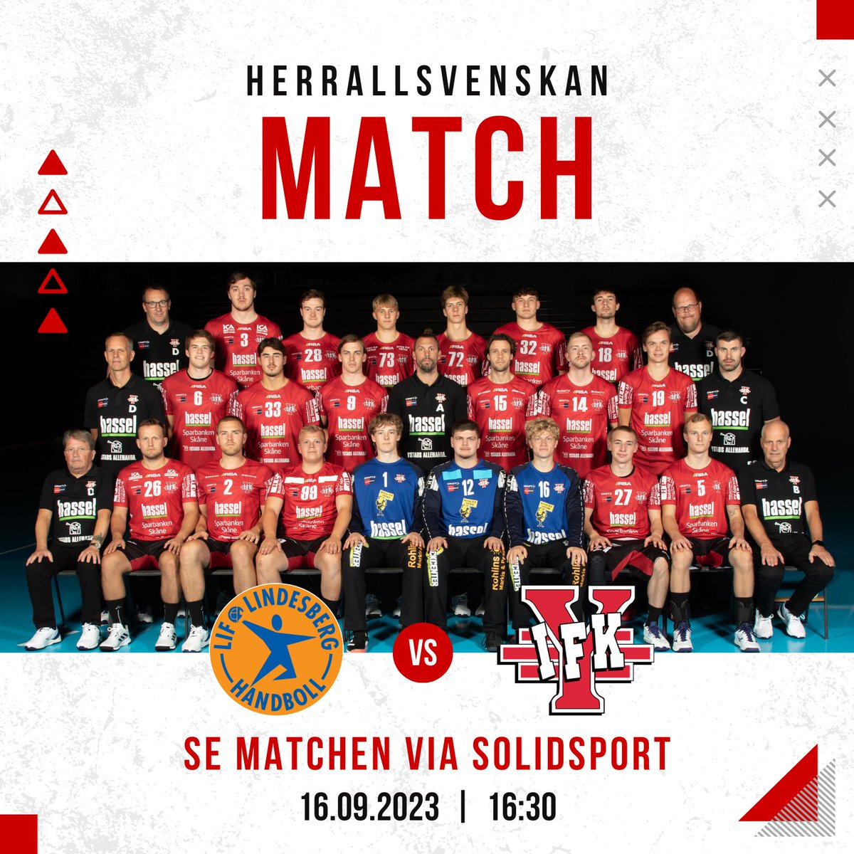 🧨 PREMIÄRDAGS 🧨

Våra herrar ställs emot <a href="/LIF_Lindesberg/">LIF Lindesberg</a>, med matchstart 16:30. En spännande bortamatch där Lindesberg gick obesegrade hela förra säsongen. Extra roligt att få möta de gamla IFK-arna Oskar Cosmo och Herman Bosson. Nu tänder vi den röda dynamiten! 🧨

#hejadiröe
