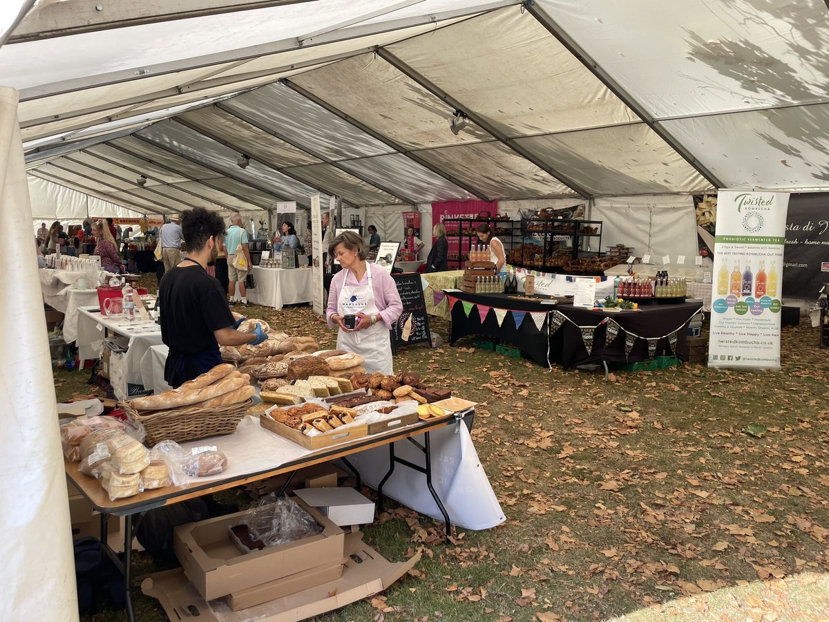 Barnes Food Fair is about to start! Come and taste, chat and scoff lovely grub in the sunshine on Barnes Green. Amanda and I are waiting to pour you a glass. And Sam may put in a guest appearance if we are lucky…..