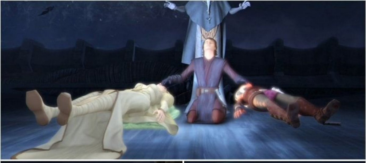 chosentrooper's tweet photo. can someone explain me how could Ahsoka turn for a moment to dark side if she has the sprit of Daughter?
#Ahsoka #mortis https://t.co/hJ9nuIYtXN