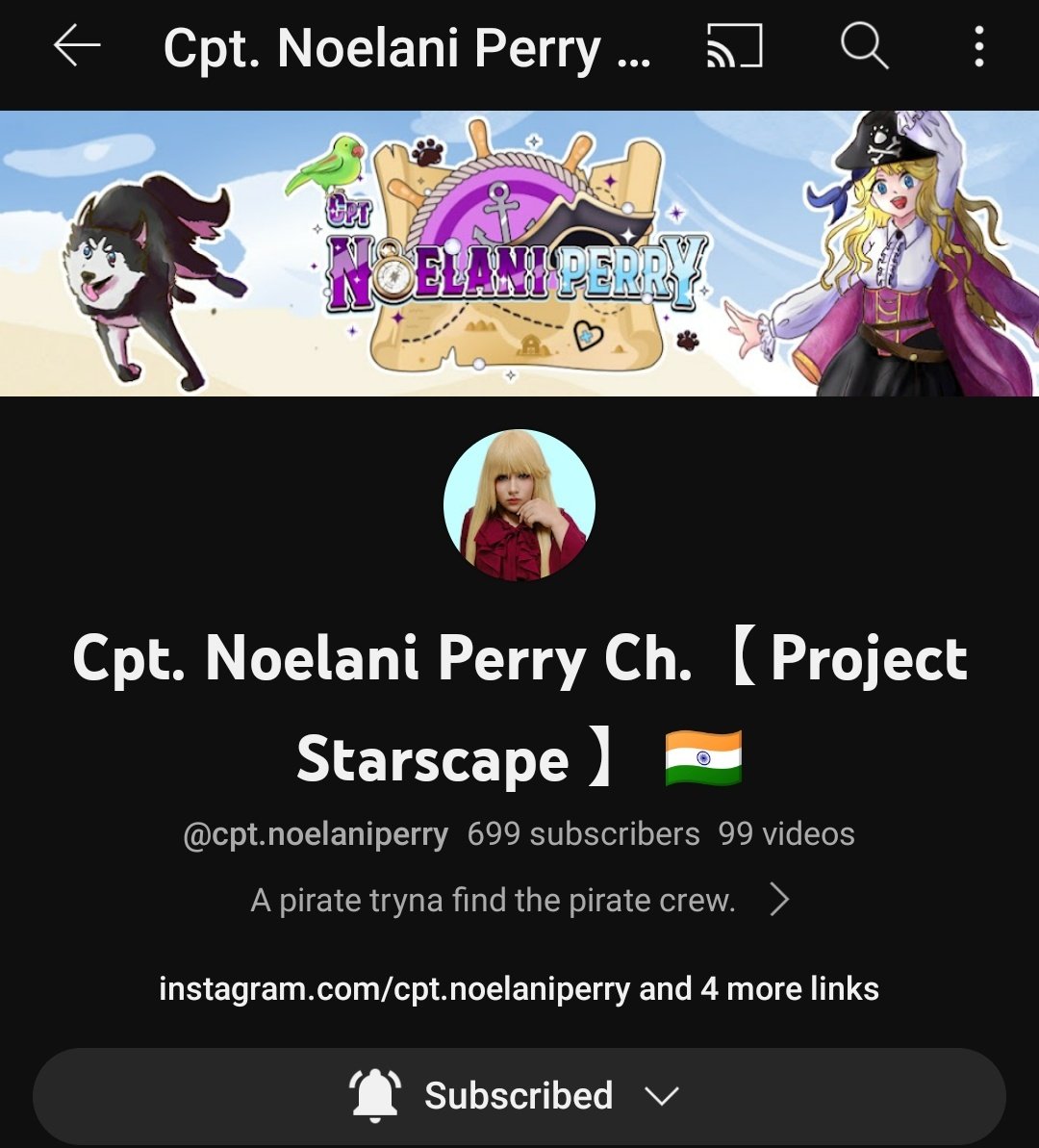 BinayHazra's tweet photo. My beloved @CptNoelaniPerry congratulations 🎉 on completing 🙏 700 subs on @YouTube here's a small edit for you to remind you that you are doing an exceptional job, your consistency is unparalleled and your love for fellow @PROJStarscape girls is ♾️
#CptNoelaniPerry #700subs https://t.co/aPoEe9Cvaz