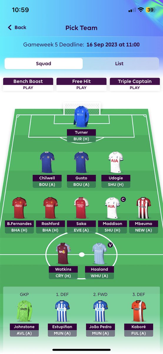 FPL_LH's tweet photo. Madders ©️
Said I wouldn’t captain out of FOMO this year. Let’s see how depressed I’ll be by 5pm tonight

OR: 172k
#FPL #FPLCommunity https://t.co/w85AsHGluF