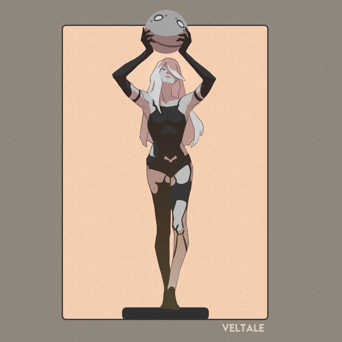 veltale's tweet photo. #A2 #NieR #NieRAutomata #NIKKE https://t.co/tifeVT71Q9