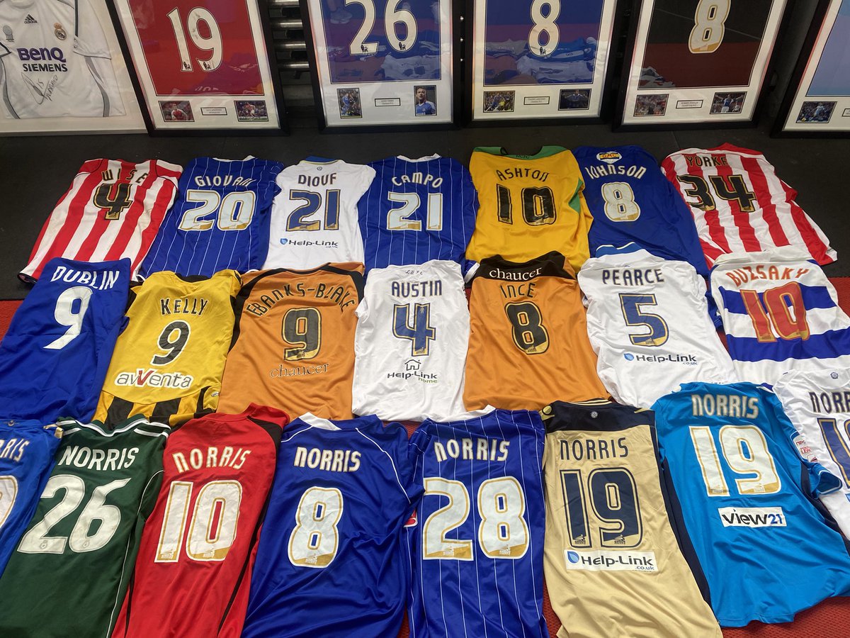 DM offers ..will sell most…nearly all matchworn, some signed ⚽️