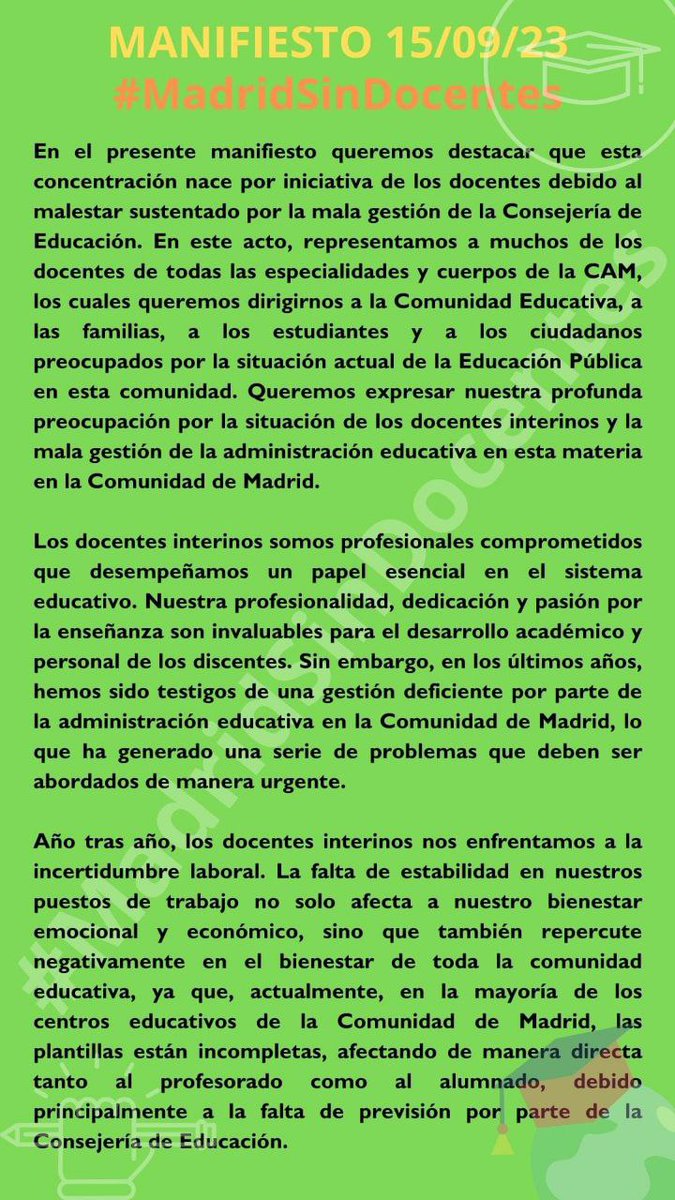 Educación CCOO Madrid tweet media