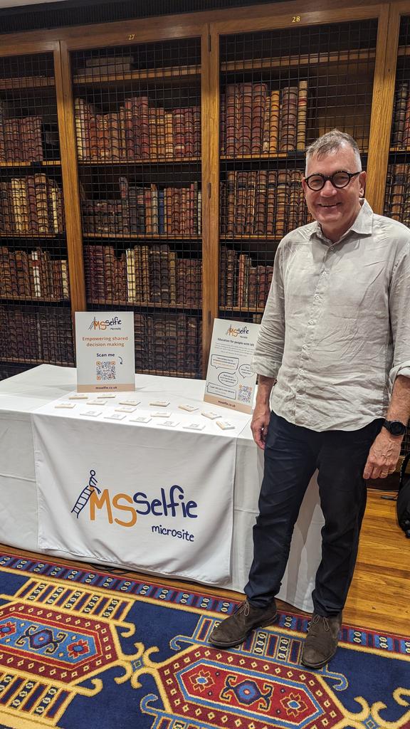 Promoting #MS_Selfie at the nurses MS at the limits meeting at the Royal College of Physicians.