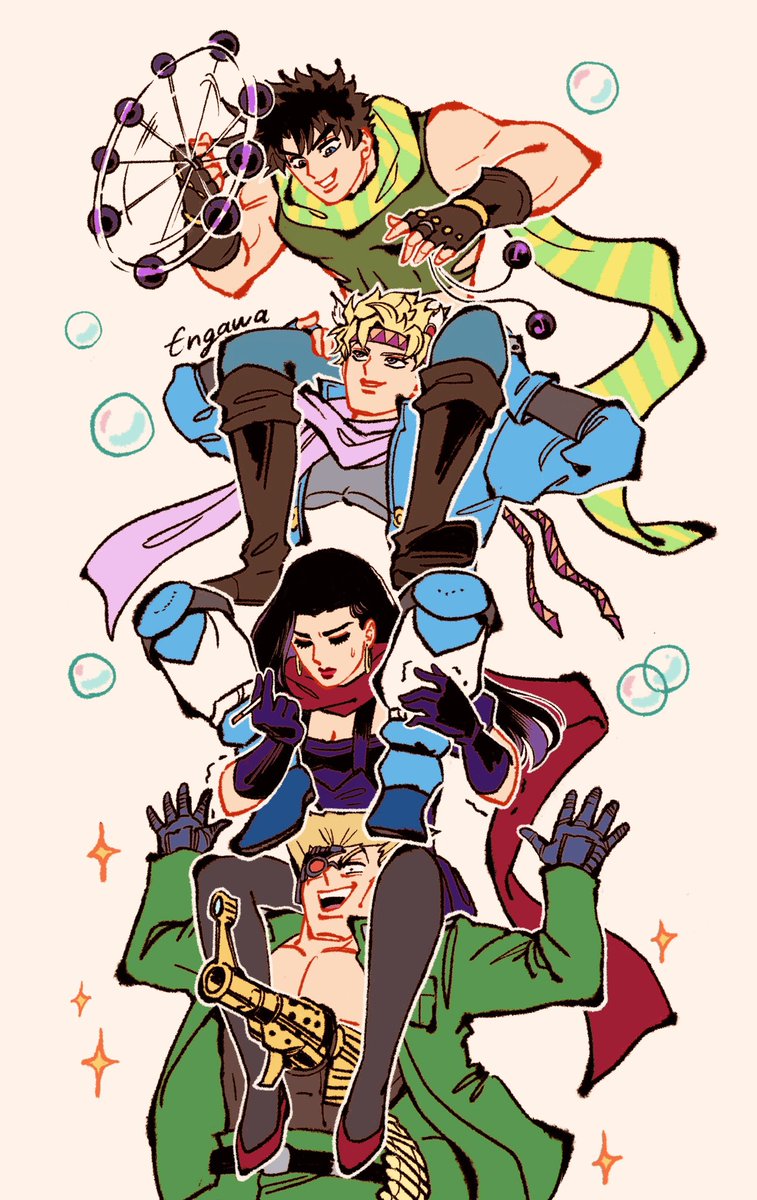 2部タワー🫧 #jjba #jjbafanart