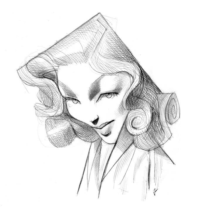 #BornOnThisDay #laurenbacall #caricature #cinema #actress #caricatura #lapiz #pencil