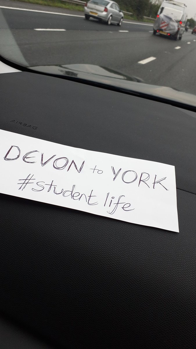 spaceonthehill's tweet photo. Devon to York #studentlife https://t.co/8tgXgVsVWa