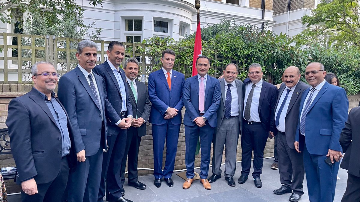 jointsurg's tweet photo. Honoured to have been invited to the Jordanian Embassy in London, to meet with the Speaker of the Parliament of Jordan Mr Ahmed Safadi and a group of Jordanian MPs who were on an official visit to the UK House of Commons.  Special thanks to our Embassador Mr Manar Dabbas. https://t.co/4HTCqGQPgY