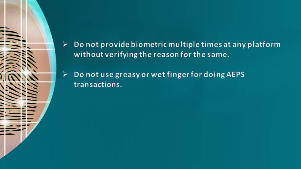 Unauthorised withdrawal through Aadhar Enabled Payment System #AEPS: An awareness