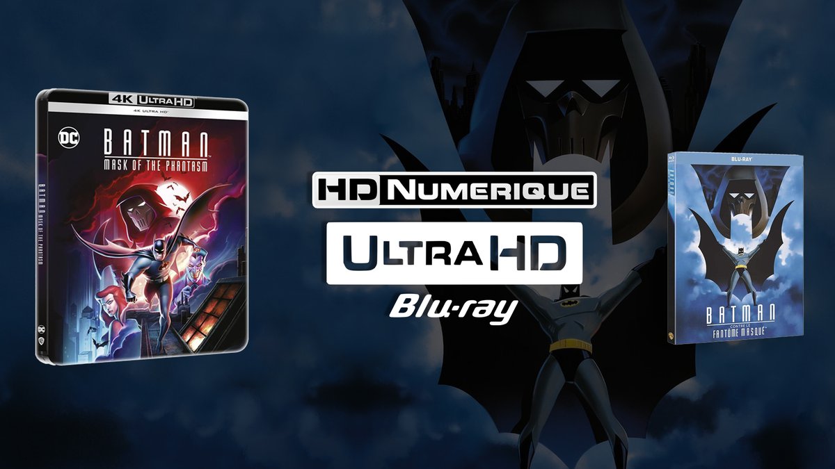 hdnumerique's tweet photo. 📅C'est aujourd'hui le🦇#BatmanDay 🦇 !!!
L'occasion parfaite pour replonger dans #Batman Contre le Fantôme Masqué (1993) restauré en #4K #HDR + Remix 5.1 #DTSHD !
🦇💿On vous dit tout ici : 
👉https://t.co/uRhGPyrurF https://t.co/AFmNQCpJHo