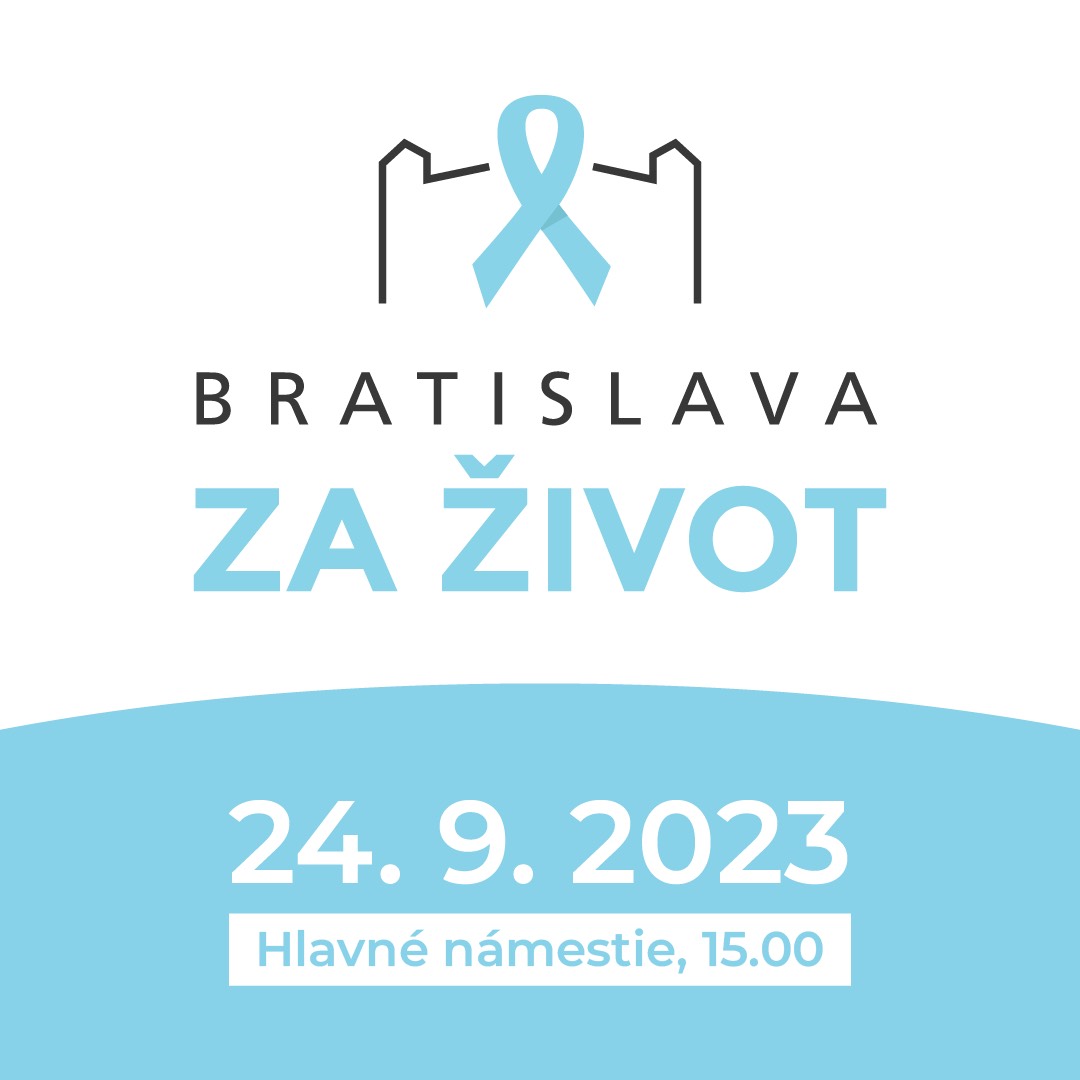 V Bratislave sa v nedeľu 24. septembra 2023 o 15:00 na Hlavnom námestí uskutoční pochod Bratislava za život. Cieľom pochodu je osláviť život a zároveň apelovať na ukončenie diskriminácie nenarodených detí. Hlavným mottom tohto ročníka je heslo „VOLÍM (SI) ŽIVOT“.
#bratislava