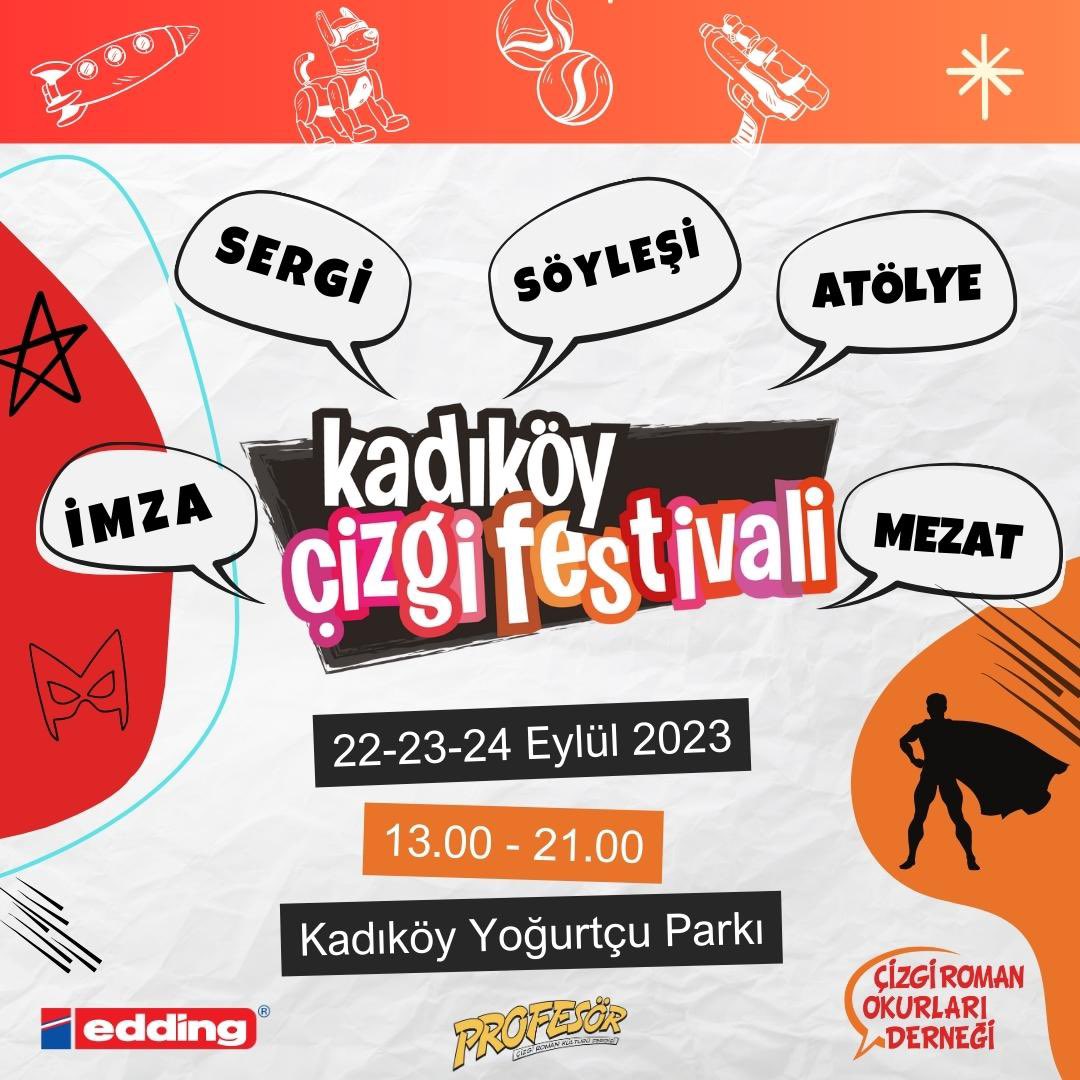 Bu sene de Kadıköy Çizgi Festivali’ndeyiz, üstelik edding çizim atölyeleri ile birlikte✏️💫Bekleriz☺️

#cizgiroman #comicbooks #eddingtr
<a href="/kadikoybelediye/">Kadıköy Belediyesi</a>