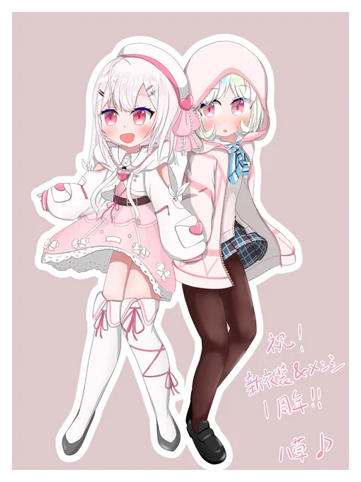 新衣装&amp;メンバーシップ開設一周年おめでとう今までの思い出を胸にこれからも応援続けていきます!#夏目めい 