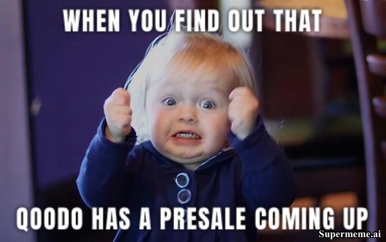 QoodoMemes's tweet photo. It’s the perfect opportunity💯 $QDO🤩

#ODO #Presale #TokenPreSale
#CryptoRevolution #crypto
#QoodoOfficial #gempad
#QoodoMemes https://t.co/xIk71JdQjI