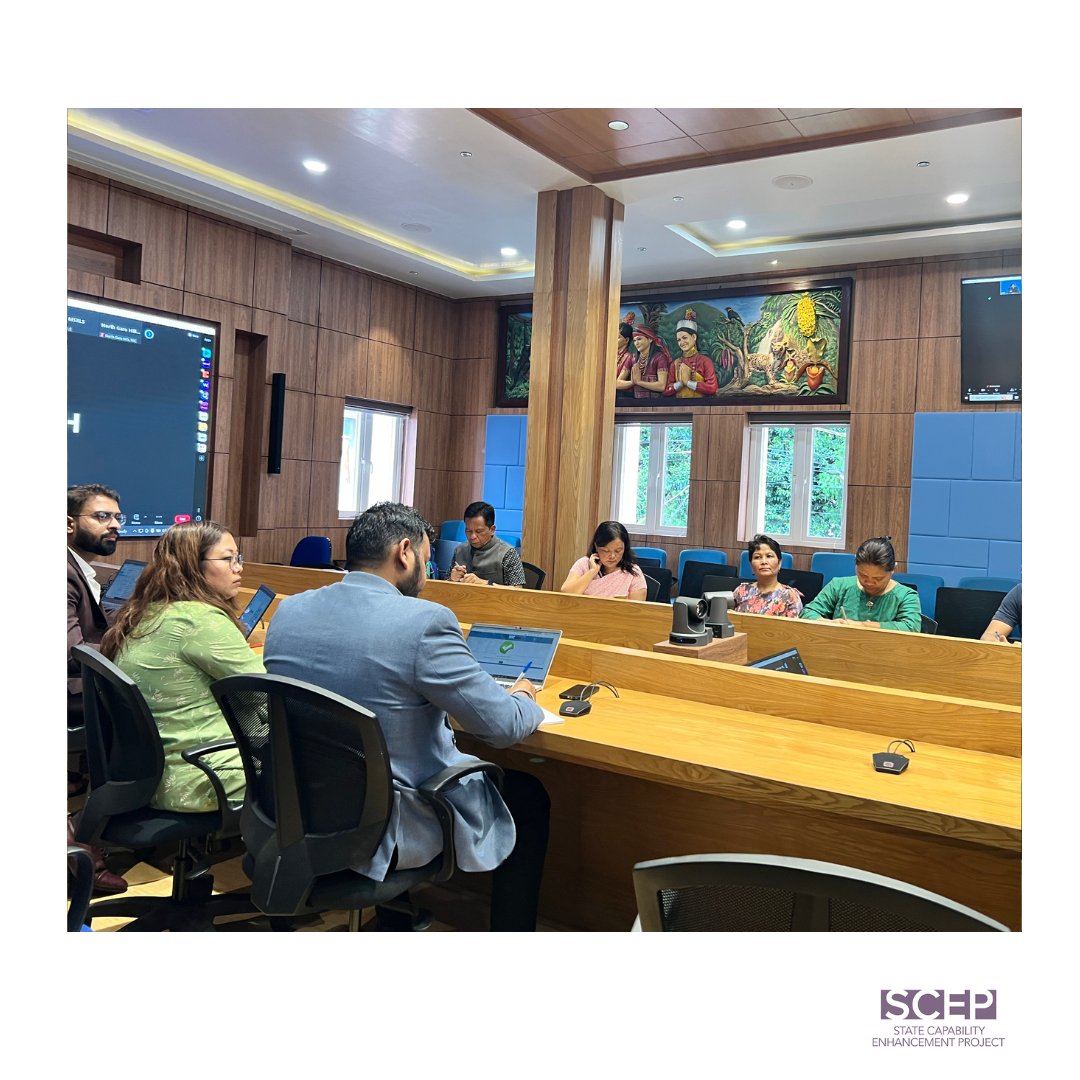 scep_meghalaya's tweet image. A State-level meeting on the #Aspirational Block Program was held on September 14th, 2023. State officials from various line departments gathered in the Main Conference Hall, with District and Block officials joining virtually. 

#aspirationalblockprogramme #statemeeting