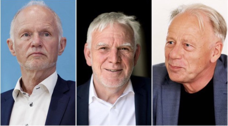 Das #Kugeleis #Dreigestirn: Baake, <a href="/JochenFlasbarth/">Jochen Flasbarth</a> &amp; <a href="/JTrittin/">Jürgen Trittin</a> .

Neben Hermann Scheer von der SPD und <a href="/HJFell/">Hans-Josef Fell</a> von den Grünen die Totengräber von Wohlstand und Umweltschutz.