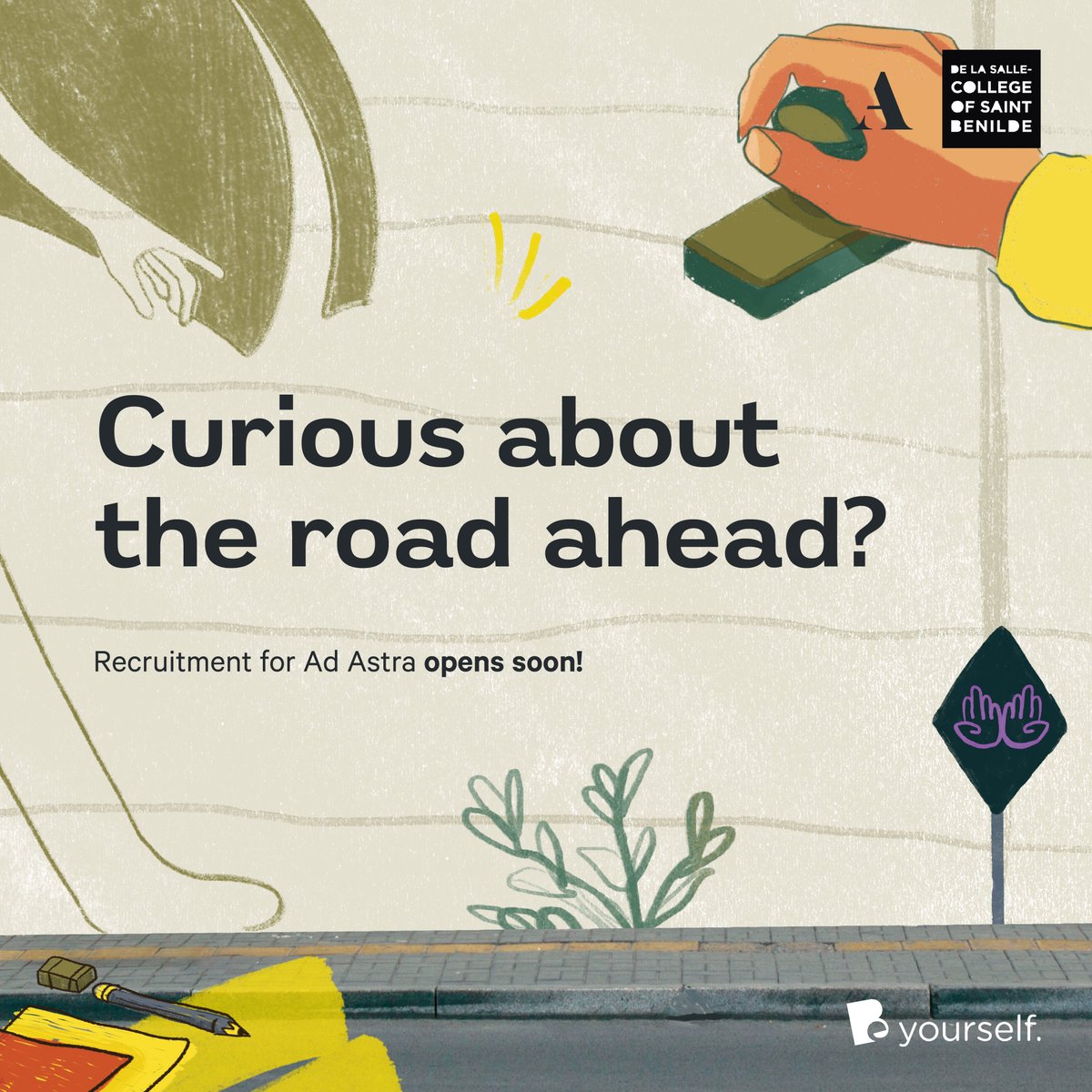 theAdAstra's tweet image. All paths converge into one. 🏞

Ready to pave your way forward? Recruitment for Ad Astra opens soon! 💫

Our paths meet at join.theadastra.org. Pay attention to what lies ahead.

#JoinAdAstra
#PaveYourPath