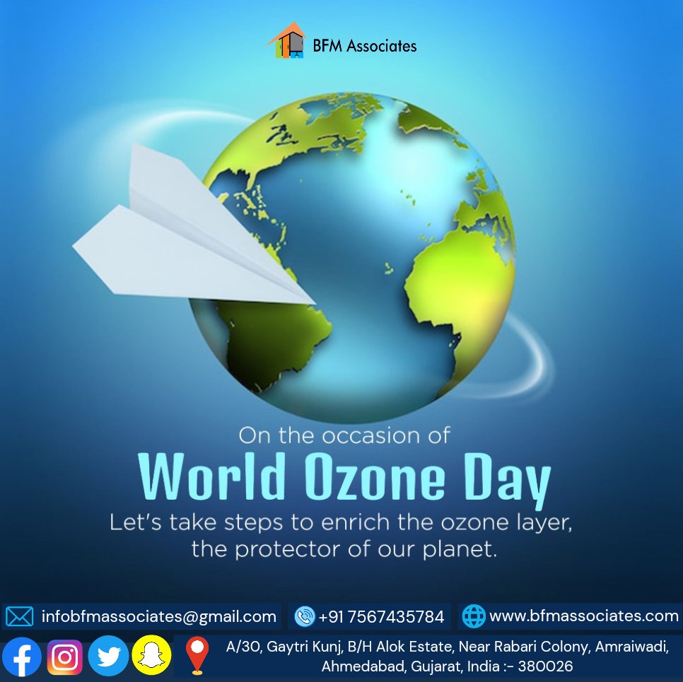 bfmassociates's tweet photo. World Ozone Day

Let's take steps to enrich the ozone layer, the protector of our planet.

#WorldOzoneDay #OzoneDay #Ozone https://t.co/e0ozcfTjZy