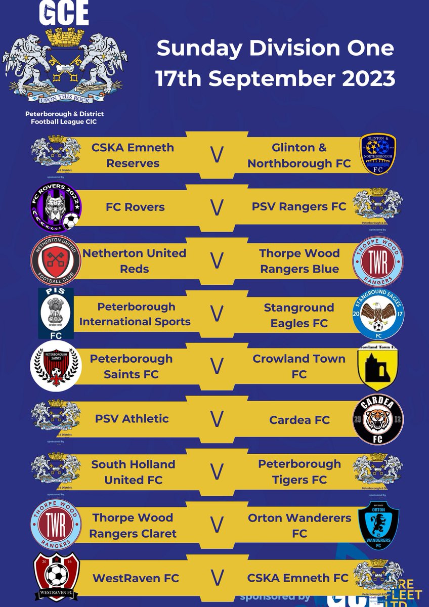 Peterborough & District Football League tweet media