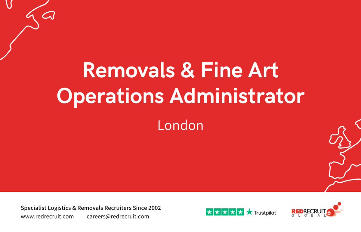 We are currently recruiting for a #Removals & #FineArt #OperationsAdministrator to join our client's team in #London

rfr.bz/t6o3cx0

#jobs #vacancies #careers #hiringnow #jobsearch #recruiting #employment #recruitmentagency #jobsinlondon #londonjobs