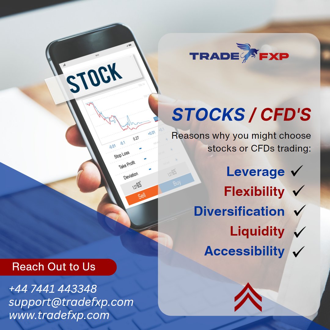 📊📈 Reasons why you might choose #stocks or #CFDs #trading: 🤔📉
#ribstechnologies #forextrading #stockmarkets #StocksToBuy #CFD #BusinessGrowth #Dubai #TradingPlatform