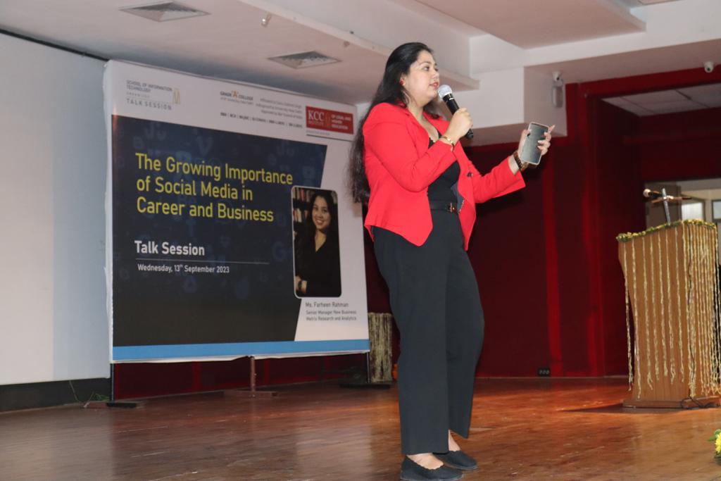 KCCinstitutes's tweet photo. The importance of social media in the modern professional landscape cannot be overstated, and considering this, a Talk Session on the "The Growing Importance of Social Media in Career and Businessโ was conducted for batch 2023 of KCCILHE.
#kcc #kccinstitutes #kcciilhe #kccitm https://t.co/ZyfQKFR9Sy