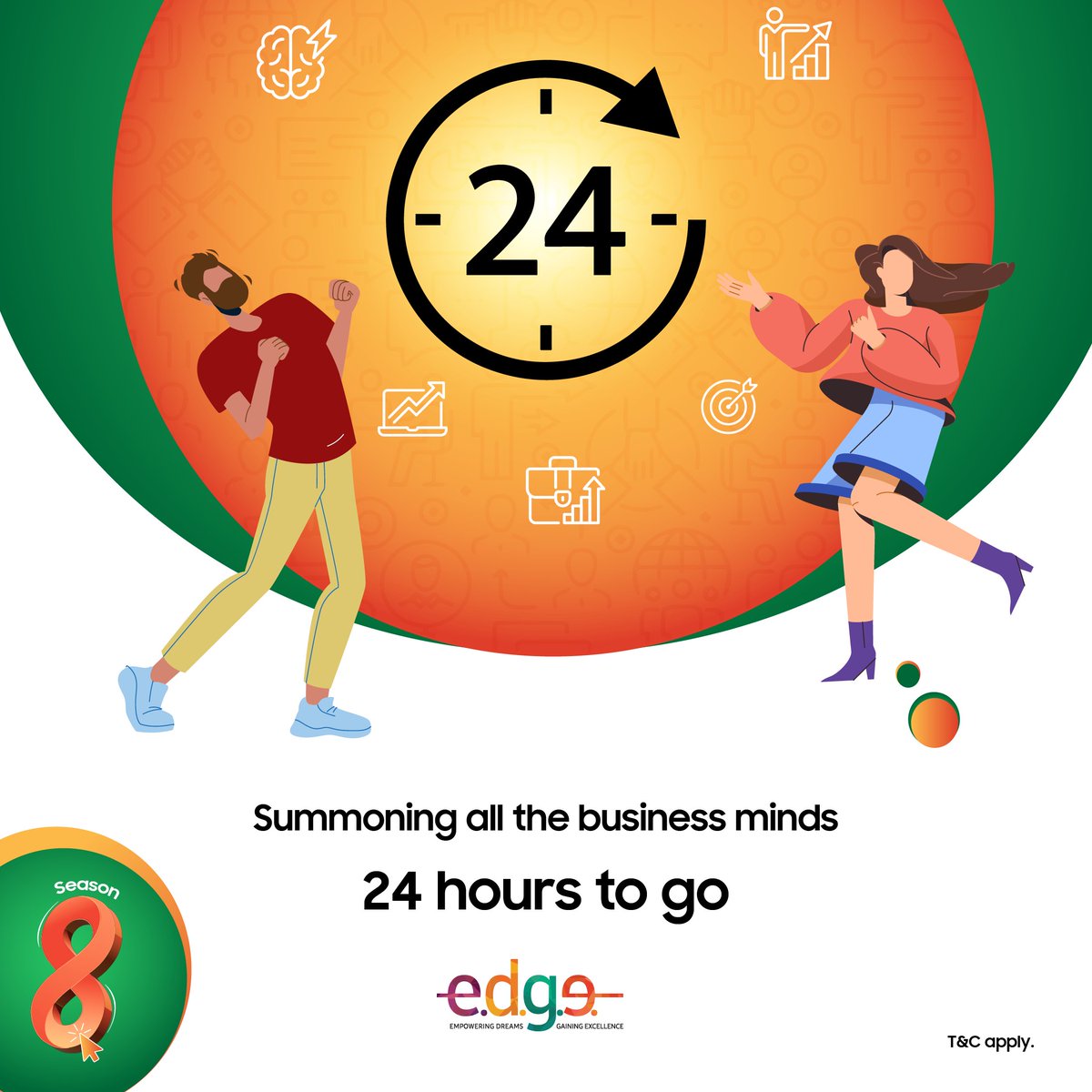SamsungIndia's tweet photo. Want to be part of greatest of the minds, then it’s your time. Wait for just 24 hours. Register Now: https://t.co/fRfHI8wPcv. #SamsungEdge https://t.co/dQTPmW7YFa