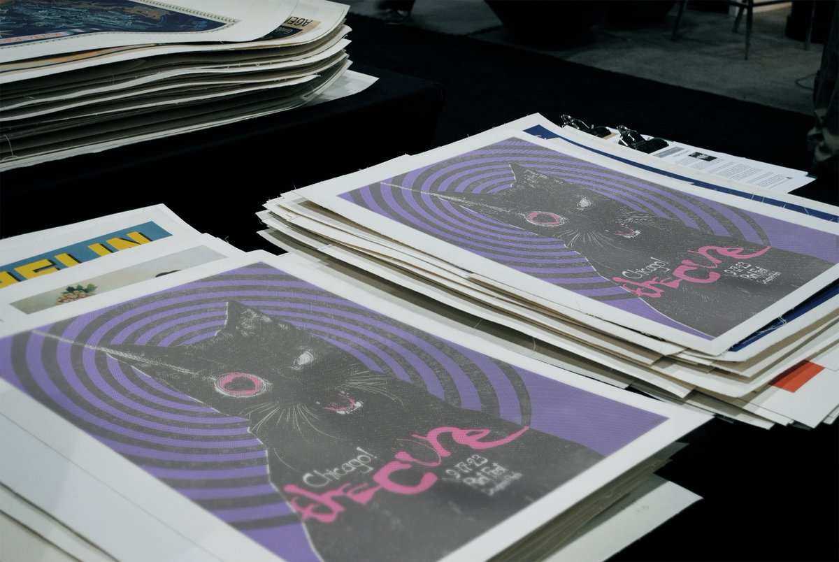 HERE ARE THE CURE RIOT FEST 2023 POSTERS! 
#TheCure #RiotFest #Lovecats