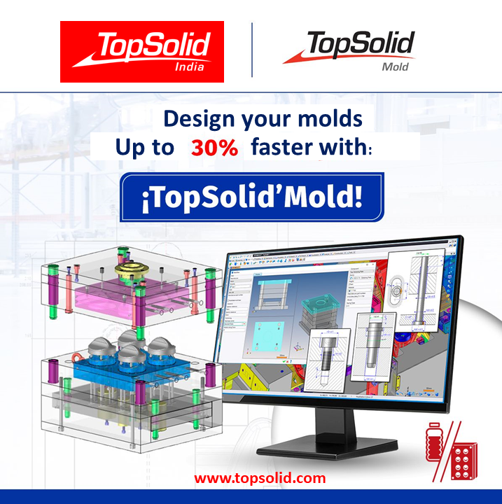 TopsolidI's tweet photo. ⌚⚡ Save time and design your molds faster

🖥 😁 #TopSolidMold offers you an innovative solution that allows you to design #moldes &amp; #electrodos in an easy and efficient way 

📲 ⚙️ FREE trial of this great software
https://t.co/uuc44TKKLL

#topsolid #CADCAM #tooldesign https://t.co/mmqqSNra1Y